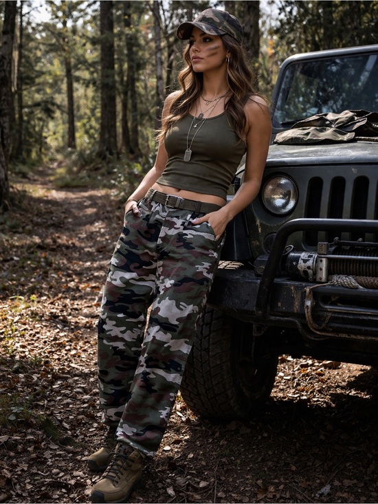Tinseltown Denim - Tinseltown Camouflage Jeans Size 13